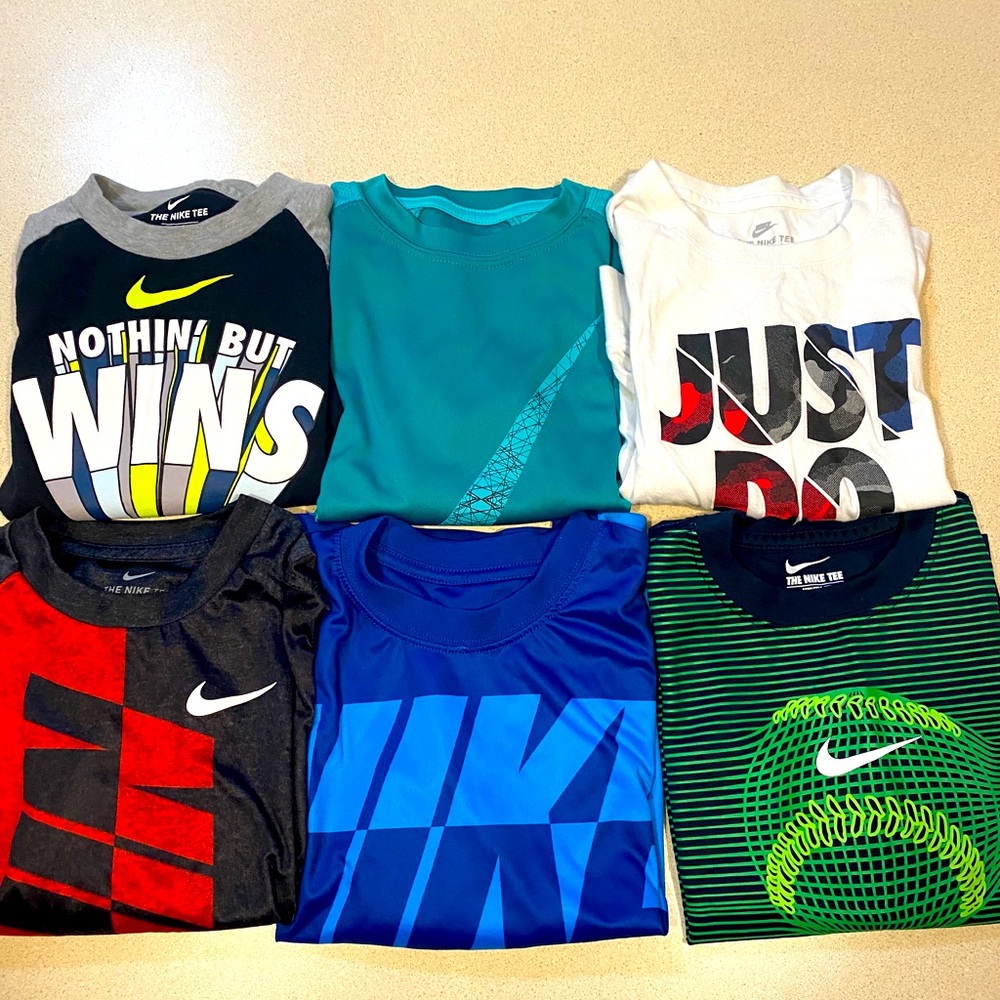Six Nike Toddler Shirts